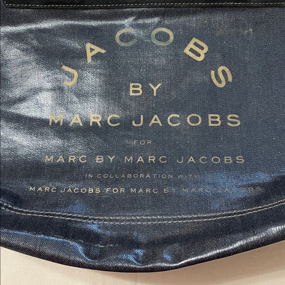 Jacobs By Marc Jacobs Colab Coated Denim Tote. - Picture 6 of 14